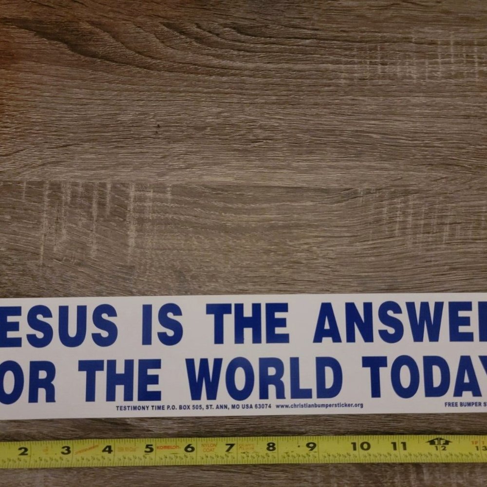 Religious Vinyl Sticker